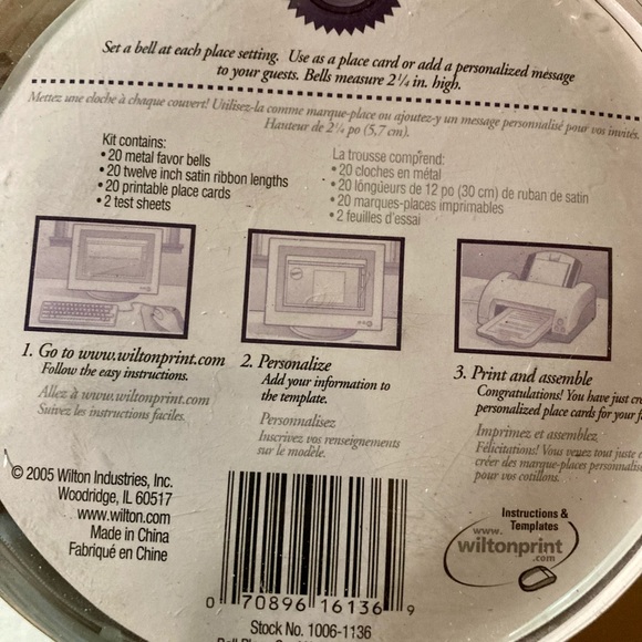 - Wilton silver bell wedding favors 20 count - Picture 5 of 5